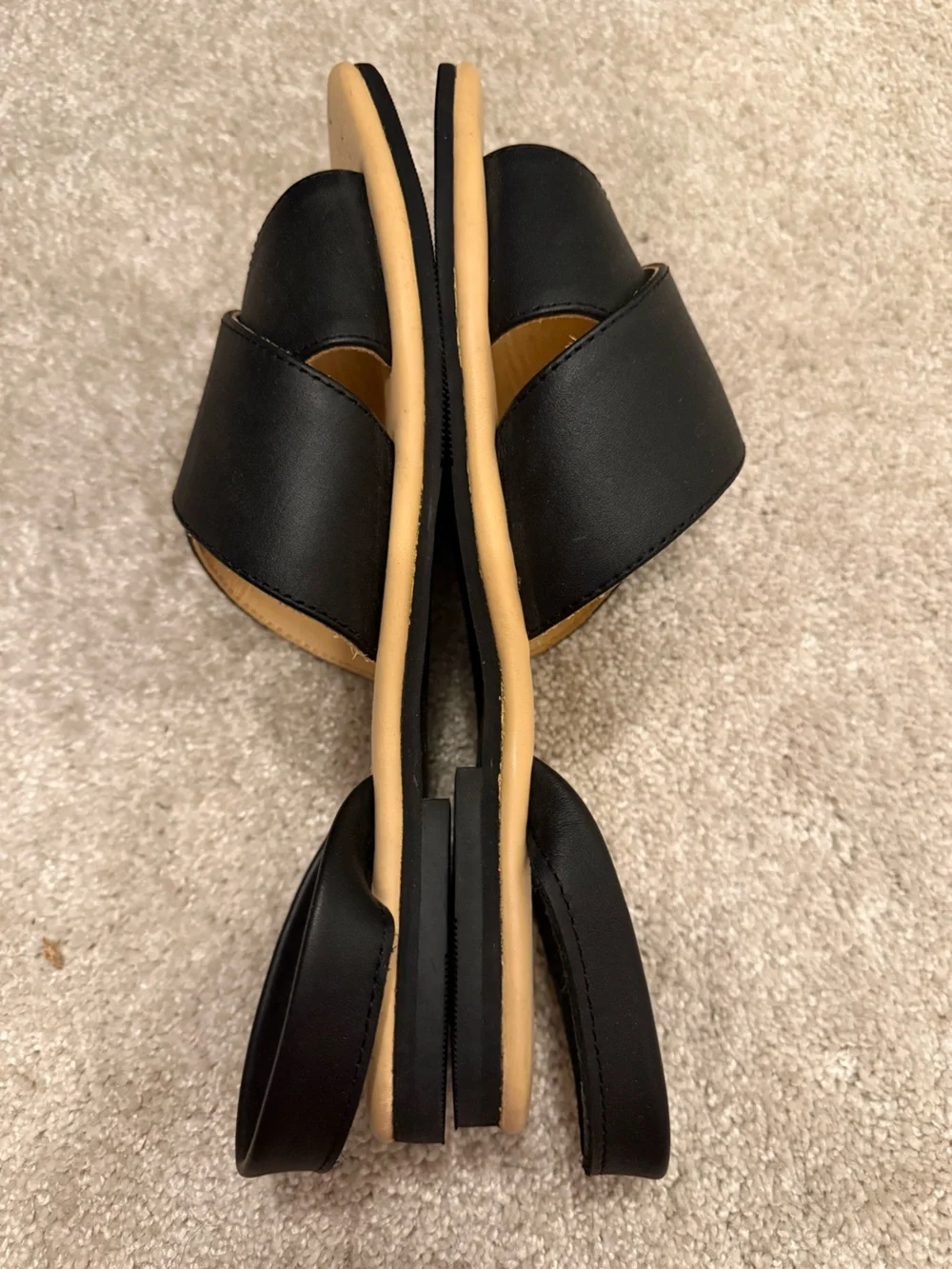 Nisolo Black Women's Slide Sandals